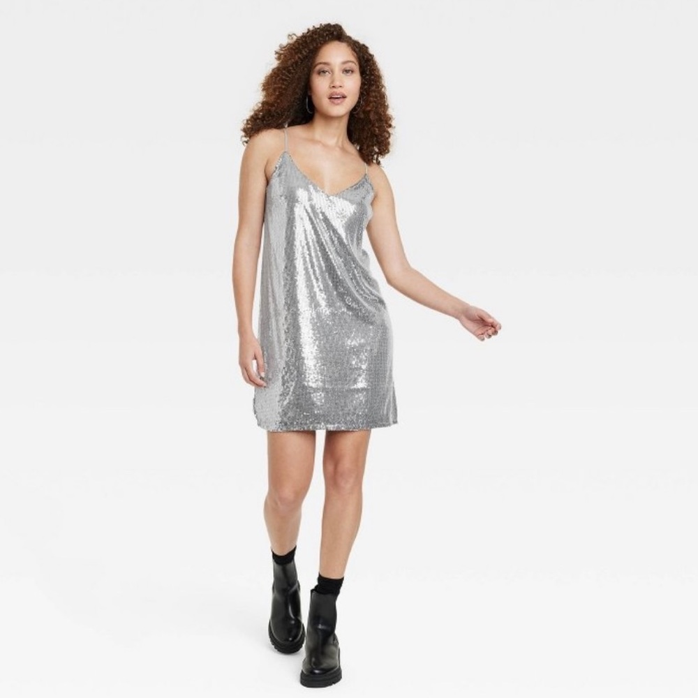 Women’s sequin slip dress
